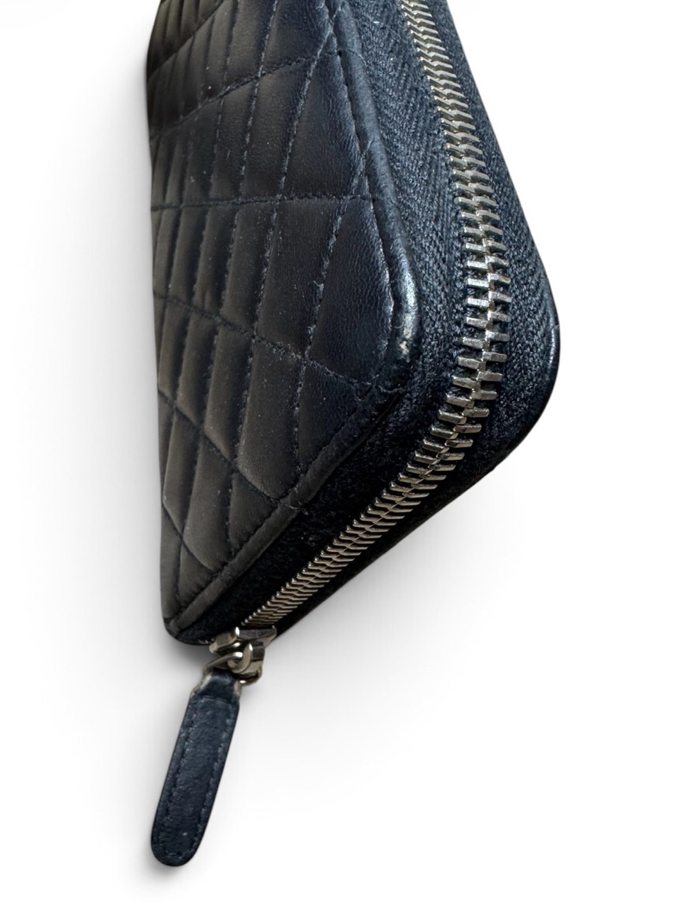 Chanel Matelassé Lambskin Leather Long Wallet Black - Picture 11 of 16